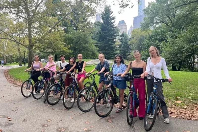 Fiets door Central Park op groepsreis New York