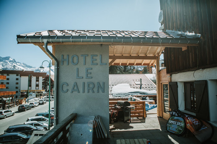 Hotel op jongerenreis ski