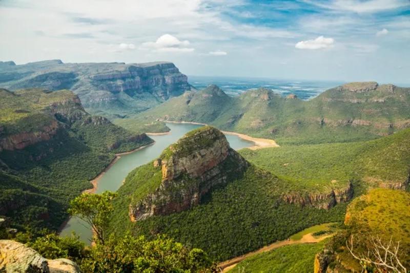Mooi uitzicht tijdens de groepsreis in Afrika