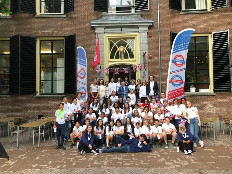 groepfoto van deelnemers op taalkamp engels utrecht