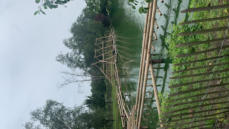 foto van stormbaan op avonturenkamp ronse