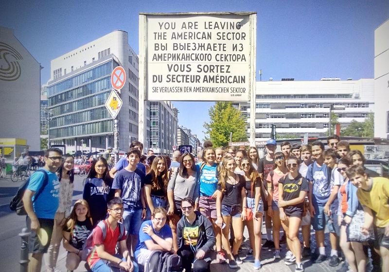 Checkpoint Charlie tijdens natuurkamp