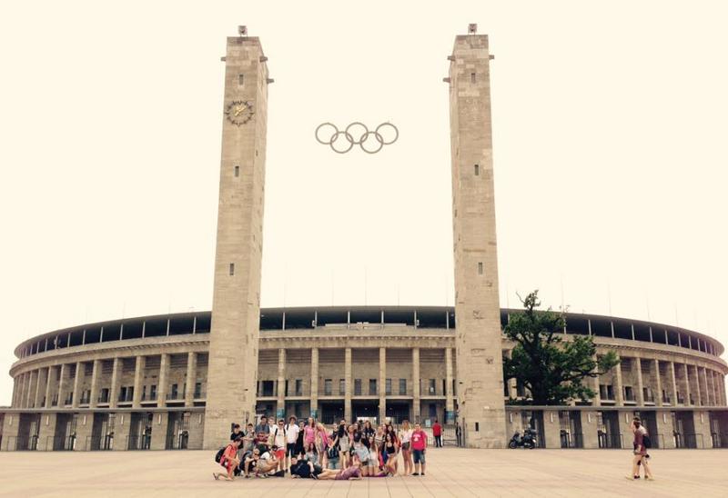 Olympische stadion tijdens natuurkamp
