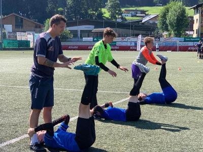 Voetbalkamp Oostenrijk - Tirol