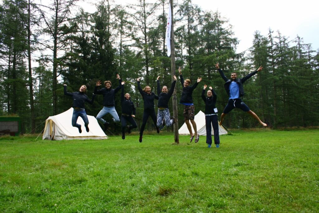 Jongeren op survivalkamp in regio Midden tijdens de schoolvakantie.