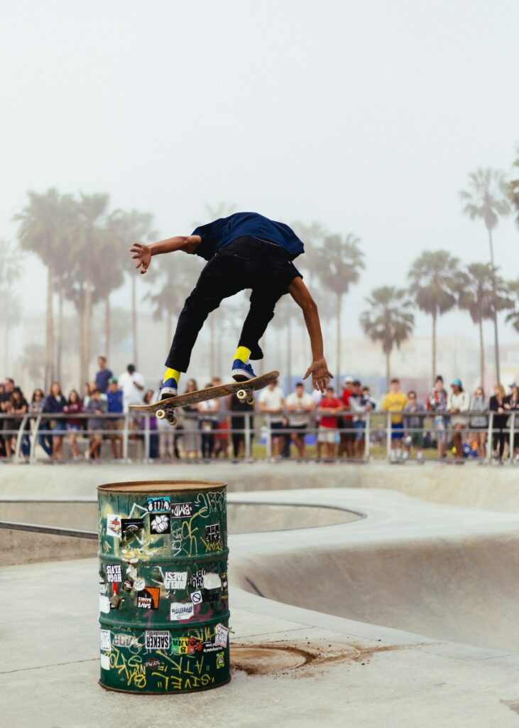 Skateboarden tijdens de schoolvakanties van regio Midden.