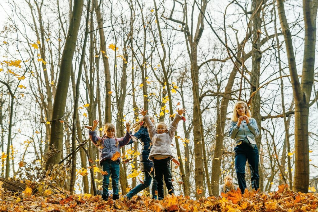 Activiteiten voor kinderen in het bos tijdens de herfstvakantie in Noord-Nederland