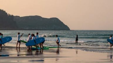 Surf in Frankrijk met mooi uitzicht
