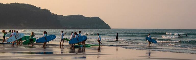 Surf in Frankrijk met mooi uitzicht