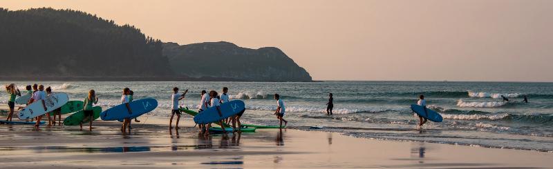 Surf in Frankrijk met mooi uitzicht