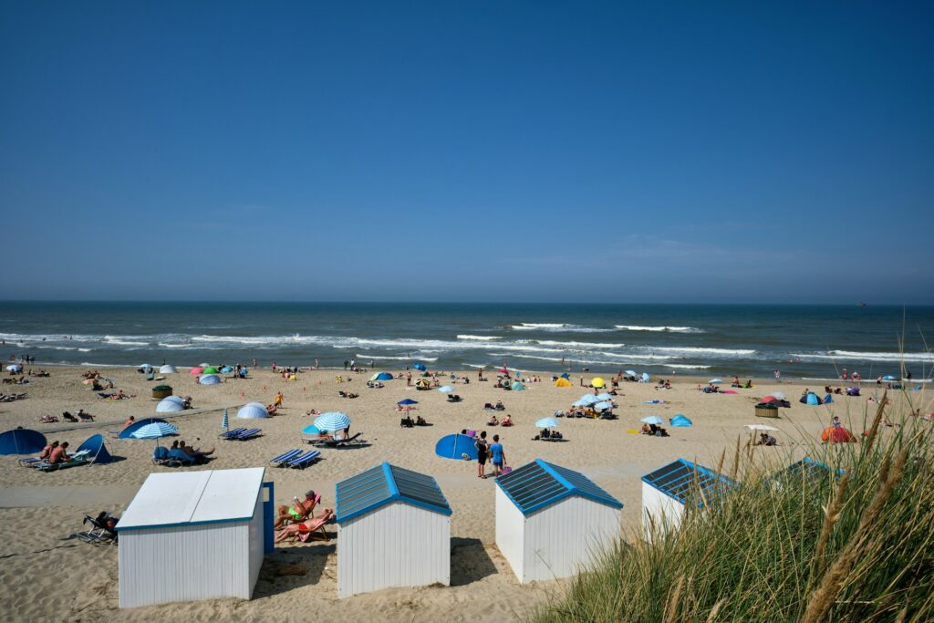 huisjes op het strand-zomervakantie zuid